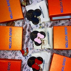 Mickey mouse keychains. Real leather. 30 bucks each with box and dust cover.